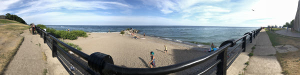 Beach Rail (Panoramic)